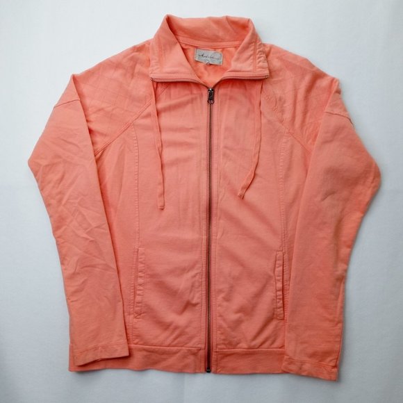 Mod-O​-Doc Womens Basic Full Zip Jacket Peach Sz S - Picture 1 of 7
